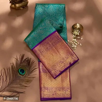 TRENDY SOFT SILK SAREES WITH BLOUSE PIECE-thumb0