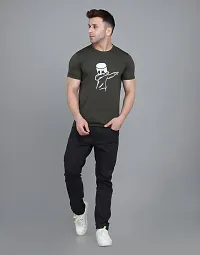 Classic Cotton Blend Printed Tshirt for Men-thumb3