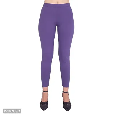 Stretchable Cotton Ankle Length Leggings for Women