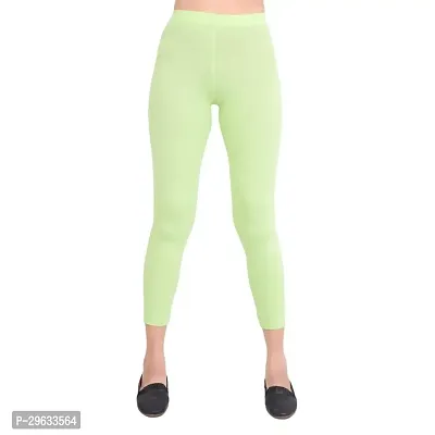 Stretchable Cotton Ankle Length Leggings for Women