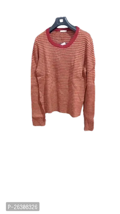 Comfortable Red Wool Sweater For Women-thumb0