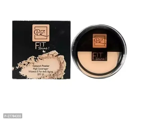 Fit Shine Compact Powder With High Coverager Vitamin E For Anti Aging SPF 15 for Women Pack of 1