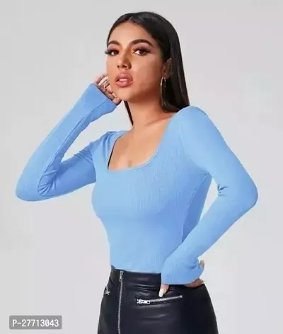 Womens Crop top Full Sleeves PACK OF 1-thumb0