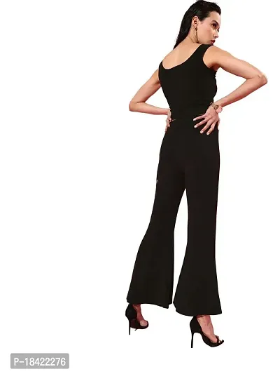 Great Choice Solid Full Set Sleeveless Top And Bottom Trousers For Women-thumb3