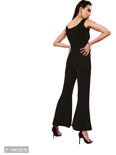 Great Choice Solid Full Set Sleeveless Top And Bottom Trousers For Women-thumb4