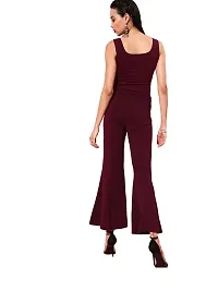 Great Choice Solid Full Set Sleeveless Top And Bottom Trousers For Women-thumb3