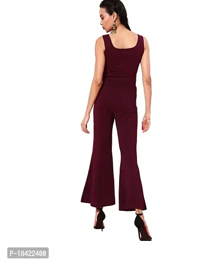 Great Choice Solid Full Set Sleeveless Top And Bottom Trousers For Women-thumb4