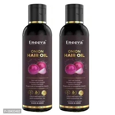Eneeva Red Onion Hair oil For Hair Fall Control