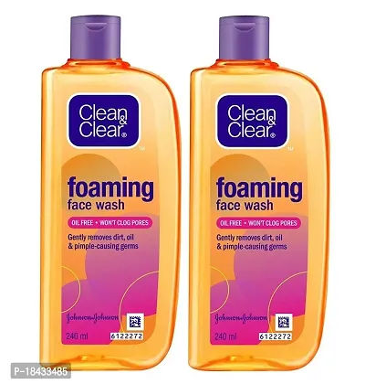 Clean  Clear Foaming Face Wash pack of -2-thumb0