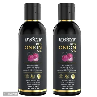 Eneeva Red Onion Hair oil Each-100M.L Pack of -2-thumb0