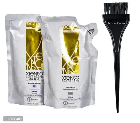 Xtenso Hair Straightening Cream for Extra Resistance Hair with Hair brush Free - 250gm-thumb0