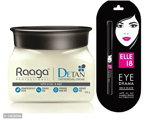 Original Raga DE-TAN TAN REMOVEL CREAM -500g.m  ELLE-18  Kajal Free-thumb0