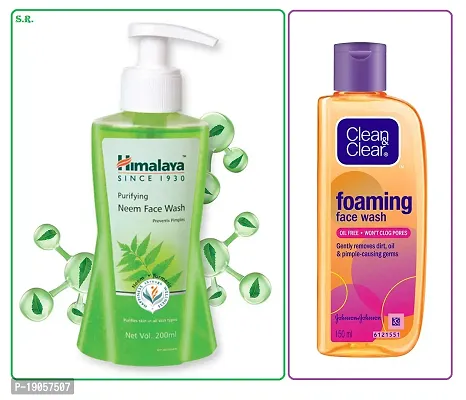 Himalya Face wash -200M.L  Clean Clear Face wash-150M.L-thumb0