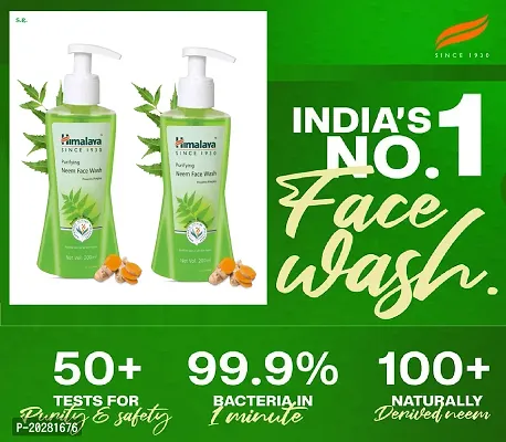 Himaliya  Purifying Neem Feac Wash 200 ml (Pack -2)-thumb0