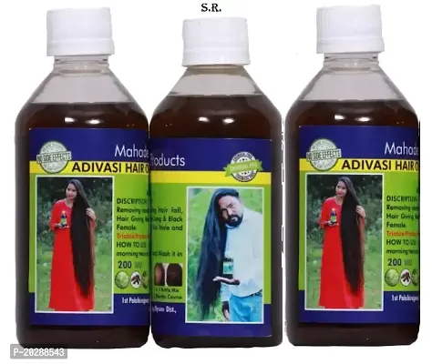 Adivash Ayurvedici Harbal Oil 250ml Pack Of-3-thumb0