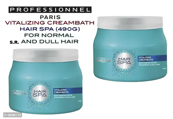 L'OREAL Hair Spa Vitalizing Creambath  490g (PAck Of-2)-thumb0