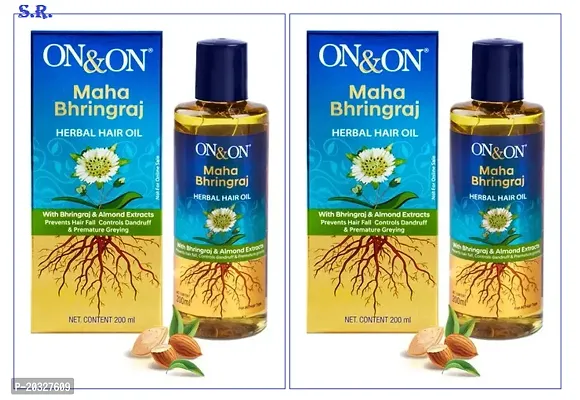 ONON Maha Bhrringraj  Herbal Hair Oil 200 ml Pack Of-2