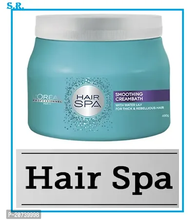 L'OREAL Smoothing  Creambath Hair Spa 490 G-thumb0