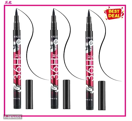 Eye Liner 36H Waterproof  (Pack Of-3)-thumb0