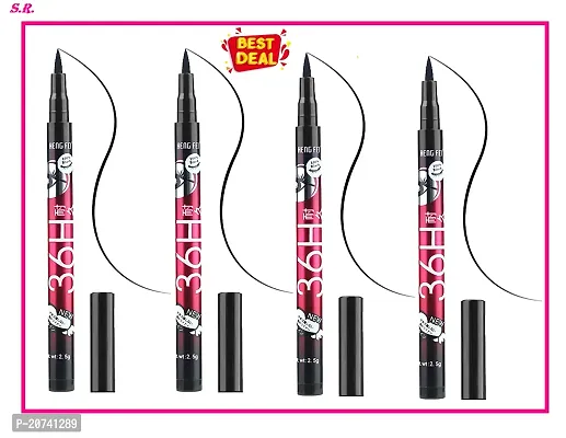 Eye Liner 36H Waterproof  (Pack Of-4)