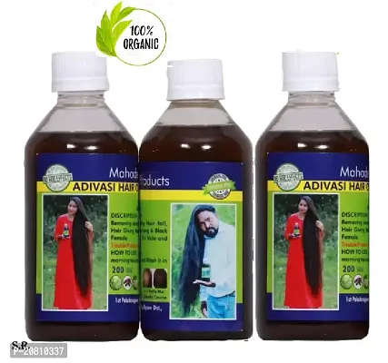 Adivasi Hair Growth Oil 200ml (Pack Of-3)-thumb0