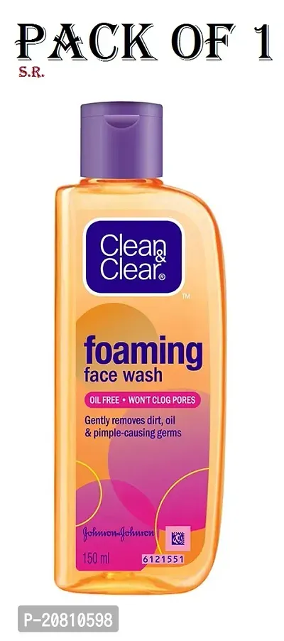 Clean  Clear Foaming Face Wash 150 ml-thumb0