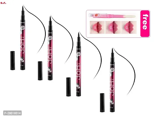 Eye Liner 36H (Pack Of-4)  Lipbam Free