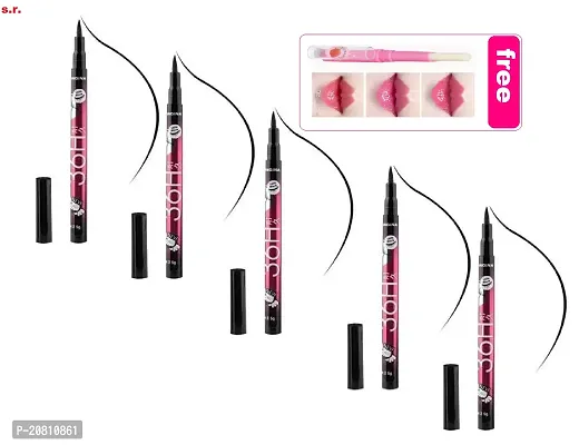 Eye Liner 36H (Pack Of-5)  Lipbam Free-thumb0