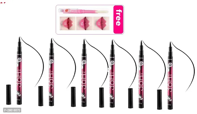 Eye Liner 36H (Pack Of-6)  Lipbam Free-thumb0