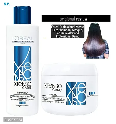 L'OREAL Xtenso Care Sampoo 250ml,   L'OREAL Xtenso Hair Cream 196 ml Combo Pack-thumb0