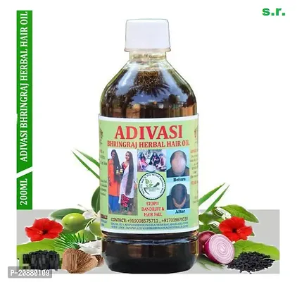 Adivasi Herbal hair Growth Oil 200ml Pack Of-1-thumb0