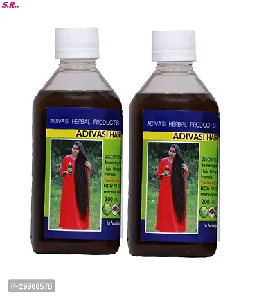 Adivasi Herbal Hair Oil 200 ml Pack Of-2-thumb0