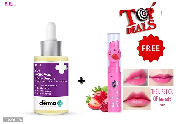 2% Kojic Acid Face Serum 30 ml  Eye Liner Free