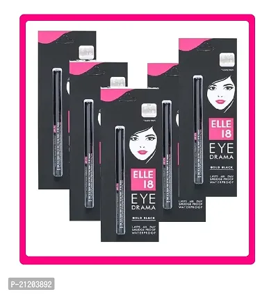 ELLE 18  Eye Liner WaterProof (pack Of-5)