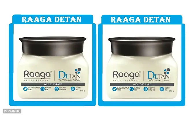 Raaga Professional D-tan Face Glow  Cream 500gm  (Pack Of-2)-thumb0