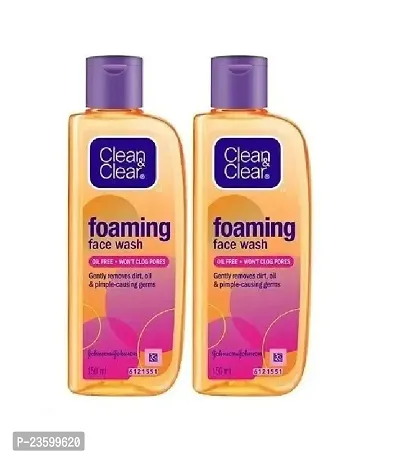 Clean  Clear Face Wash 150ml (Pack Of-2)-thumb0