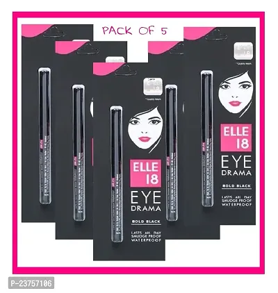 EllE 18 Eye Drama Kajal (Pack Of-5)