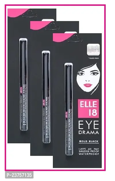 EllE 18 Eye Drama Professional  Kajal Pack Of-3-thumb0