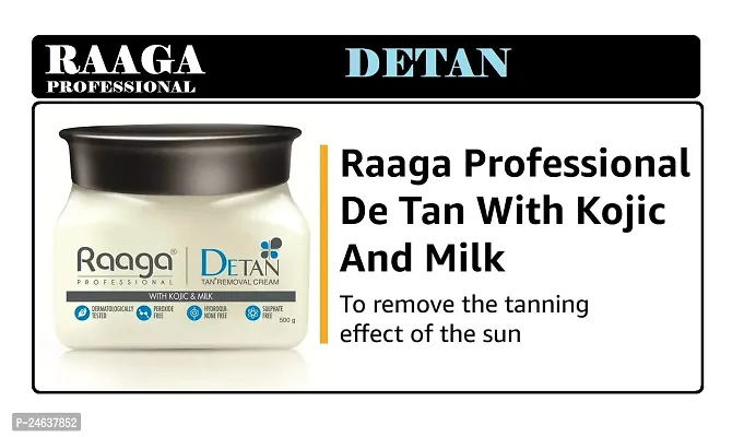 Raaga Professional De-Tan Cream Kojic And Milk  Cream 500gm-thumb0