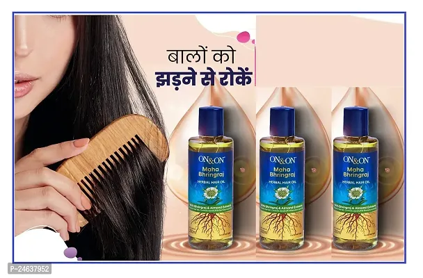 OnOn Maha Bringha Hair  Oil 200 ml (Pack Of-3)-thumb0