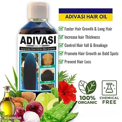 Adivasi Ayurvedic Control Hair Fall Growth  Oil 200 ml