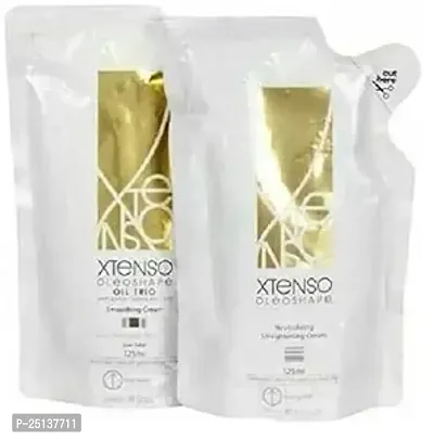 L'Oreacute;al Professional Xtenso Oil Trio Extra Resistant Hair Straightening Cream (125 ml) Pack Of-2-thumb0