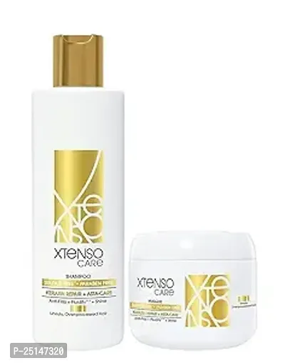 Xtenso Keratin Shampoo 250ml + Hair mask 196 gm Combo Pack-thumb0