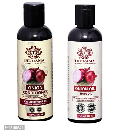 The Rama Onion Hair Conditioner 100  ml And The Rama Coconut Hair Oil 100 ml-thumb0