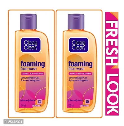 Clean  Clear Foaming Face Wash 150 ml  Pack Of-2-thumb0