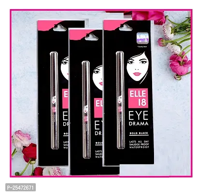 EllE 18 WaterProof Kajal Pack Of-3-thumb0