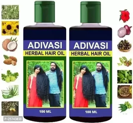 Adivasi Herbal Hair Growth Oil 100 ml  (Pack Of-2)-thumb0