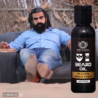 The Rama Beard Hair Growth Oil For Men's 50 ml  Pack Of-1-thumb0