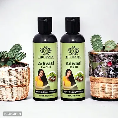 The Rama Professional Adivasi Herbal Hair Oil 100 ml (Combo -2)