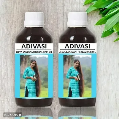 Adivasi Original Jeeva San-jeevini  Herbal Hair Growth Oil 200 ml (Pack Of-2)-thumb0